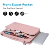 MOSISO 360 Koruyucu Laptop Omuz Çantası Pembe