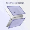 MOSISO MacBook Air 13 inç ile Uyumlu Kılıf  Lavender Gray