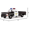 Motor Max 1:24 1979 Ford F-150 Custom Polis Arabası Sheriff
