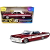 Motormax 1964 Chevy Impala Lowrider Metalik Kırmızı Pres Döküm Model Araba