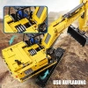 Mould King 13112 RC Ekskavatör Yapım Seti, APP Uzaktan Kumandalı - 1830 Parça