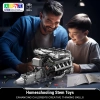 Mould King Mini V8 Çift Turbo Motor Model Kiti, Yapı Blokları - 2899+ Parça