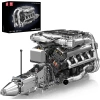 Mould King Mini V8 Çift Turbo Motor Model Kiti, Yapı Blokları - 2899+ Parça