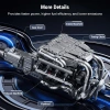 Mould King Mini V8 Çift Turbo Motor Model Kiti, Yapı Blokları - 2899+ Parça