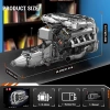 Mould King Mini V8 Çift Turbo Motor Model Kiti, Yapı Blokları - 2899+ Parça