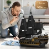 Mould King Siyah İnci Büyük Korsan Gemisi Model Yapım Setleri - 5266+ Parça