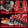 Mould King V12 Motor - Pil ve Motorlu MOC Mühendislik Model Kiti  - 3472 Parça