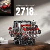 Mould King V8 Motor Yapı Blokları Setleri, Çalışan Motor Model Kiti - 2718 Parça