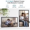 Nethgrow Büyük Dijital Resim Çerçevesi 21.5 Inc 2.4 5G WiFi 1080p - Siyah Wifi