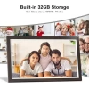 Nethgrow Büyük Dijital Resim Çerçevesi 21.5 Inc 32GB 1920x1080 Ips Ekran - Ahşap