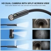 NIDAGE Çift Lensli 1080P HD Endoskop Kamerası - 5 Inc Ekran - 3.5m Kablo