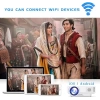 Nisoo WiFi ve Bluetooth Özellikli - Mini Film Projektörü, Ev Eğlencesi İçin 1080P Destekler