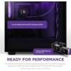 NZXT CM-H71FB-01 ATX Hızlı Çıkarılan Temperli Cam Yan Panel Mid Tower PC Oyun Kasası RGB Fans H7 Flow Siyah