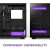 NZXT CM-H71FB-01 ATX Hızlı Çıkarılan Temperli Cam Yan Panel Mid Tower PC Oyun Kasası RGB Fans H7 Elite 2023 Siyah