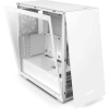 NZXT CM-H71FB-01 ATX Hızlı Çıkarılan Temperli Cam Yan Panel Mid Tower PC Oyun Kasası Non RGB Fans H7 Beyaz