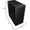 NZXT CM-H71FB-01 ATX Hızlı Çıkarılan Temperli Cam Yan Panel Mid Tower PC Oyun Kasası