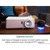 Optoma UHZ45 4K UHD Lazer Ev Sineması ve Oyun Projektörü UHZ50 (Previous Model, 3000 Lm, Smart Home)