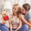 PHlWTX Sevgililer Günü İçin Oyuncak Ayı I Love You More the End I Win