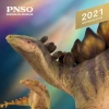 PNSO Dinozor Müzeleri Serisi-XiaoQin Stegosaurus Biber & Rook 1:35 Scientific Art Models