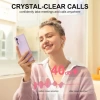 POMUIC Kablosuz Bluetooth 5.3 Kulaklık Pembe Altın