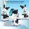 Poothoh Bileşik trinoküler Mikroskop 40X-5000X Büyütme SMXWJ-02