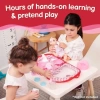 PREXTEX 18 Parça Oyuncak Bebek Aksesuar Seti