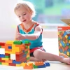 PREXTEX 3+ Çocuk Mega Blok Yapı Taşları Oyuncak 100 Pieces