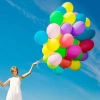 PREXTEX 300 Parti Balonları Gökkuşağı Renkleri