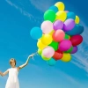 PREXTEX 300 Parti Balonları Gökkuşağı Renkleri