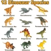 PREXTEX Dinozor Figürlü Oyuncaklar 12 Pack - 8-10 Inch Assorted