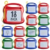 PREXTEX Mini Manyetik Çizim Tahtası Çocuklar İçin 18li Paket 18 Pack