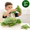 PREXTEX Peluş Köpekbalığı Oyuncağı Turtle & Baby Turtles