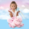 PREXTEX Peluş Tek Boynuzlu At ve 3 Bebek Tek Boynuzlu At