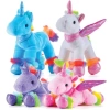 PREXTEX Unicorn Doldurulmuş Hayvanlar 4 Parça