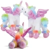 PREXTEX Unicorn Doldurulmuş Hayvanlar 4 Parça