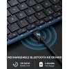 ProtoArc Katlanabilir Bluetooth Klavye Dark Blue