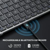 ProtoArc Katlanabilir Bluetooth Klavye Black Gray