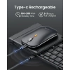 ProtoArc XKM01 Bluetooth Katlanabilir Klavye ve Fare   Black