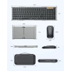 ProtoArc XKM01 Katlanabilir Klavye ve Fare Black Gray