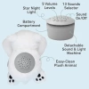 Pure Enrichment Taşınabilir Uyku Ses Makinesi ve Yıldız Projektörü Polar Bear