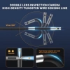 Pusilin Çift Lensli İki Yönlü Eklemli Işıklı Boreskop - 1mm Çift Lensli/6.2mm