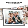 PWOSUN Büyük Dijital Resim Çerçevesi - 1280x960 IPS Dokunmatik Ekran 32 GB