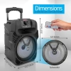 Pyle 400W Taşınabilir Bluetooth PA Hoparlör -Subwoofer Sistemi PPHP844B