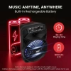 Pyle Taşınabilir Bluetooth PA Hoparlör Sistemi PPHP835B 300 watts