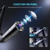 Ralcam 210° Eklemli Boroskop Endoskop Kamerası 4.3 Inc - 6.2mm - 1m Kablo