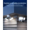 Reolink Elite Floodlight WiFi, 4K 8MP - 180 Derece Panoramik Kablolu Projektör Kamera