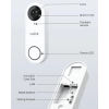 REOLINK Kapı Zili WiFi Kamera - Kablolu 5MP Dış Mekan Video Kapı Zili White