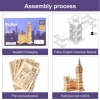Robotime 3D Ahşap Puzzle El İşi Setleri