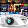 Roconia 5G WiFi Bluetooth Yerel 1080P Projektör White