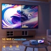 Roconia 5G WiFi Bluetooth Yerel 1080P Projektör White